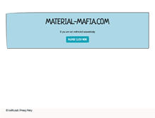 Tablet Screenshot of material-mafia.com